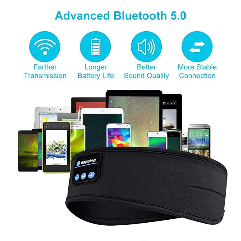 Bluetooth Headband Eye Mask Sleep Wireless